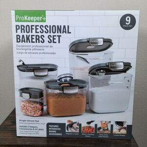 Progressive‎ ProKeeper+ Professional Bakers Set 9 Piece Airtight Containers